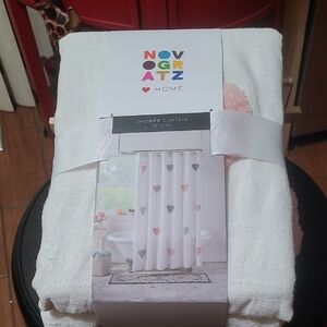 Novogratz Home Heart Shower Curtain